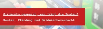 Konto gesperrt trotz Guthaben - Pfändung und Insolvenzverfahren