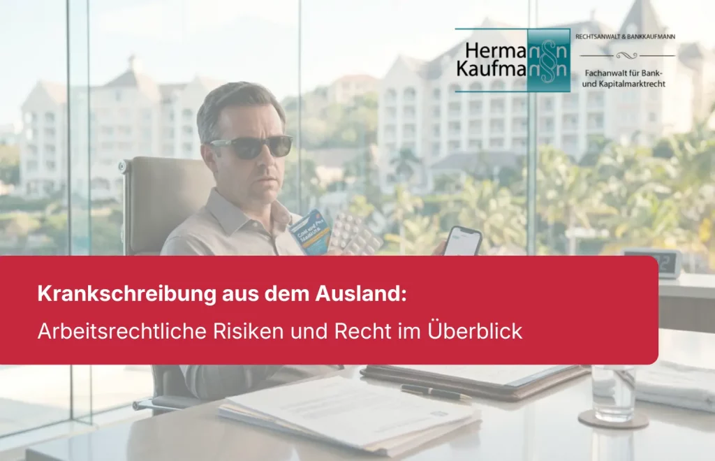 Krankschreibung aus dem Ausland
Arbeitsrechtliche Risiken und Recht im Überblick